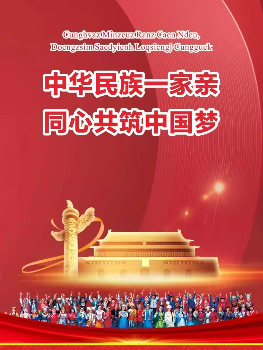 民族团结宣传海报